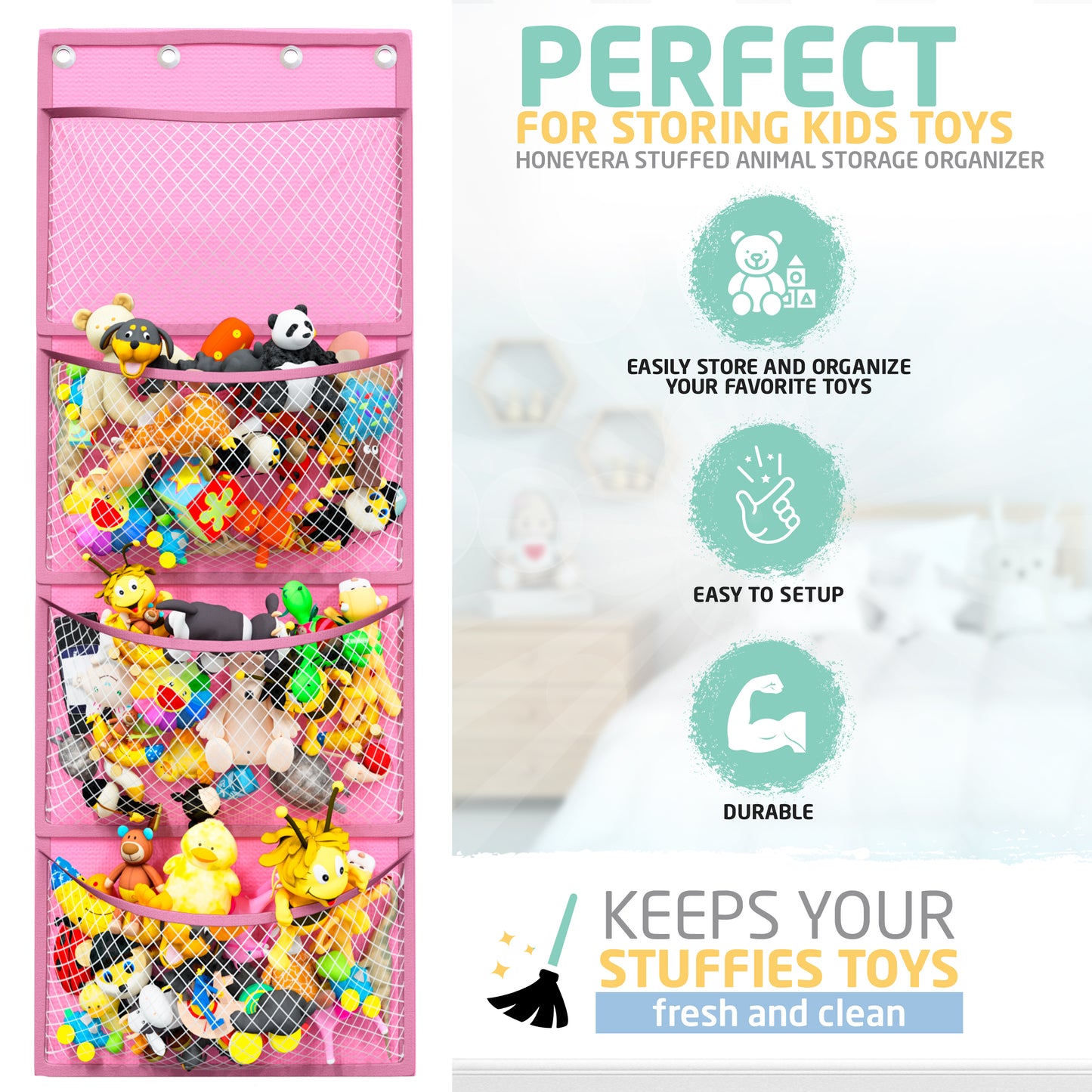 The Original Stuffed Animal Storage