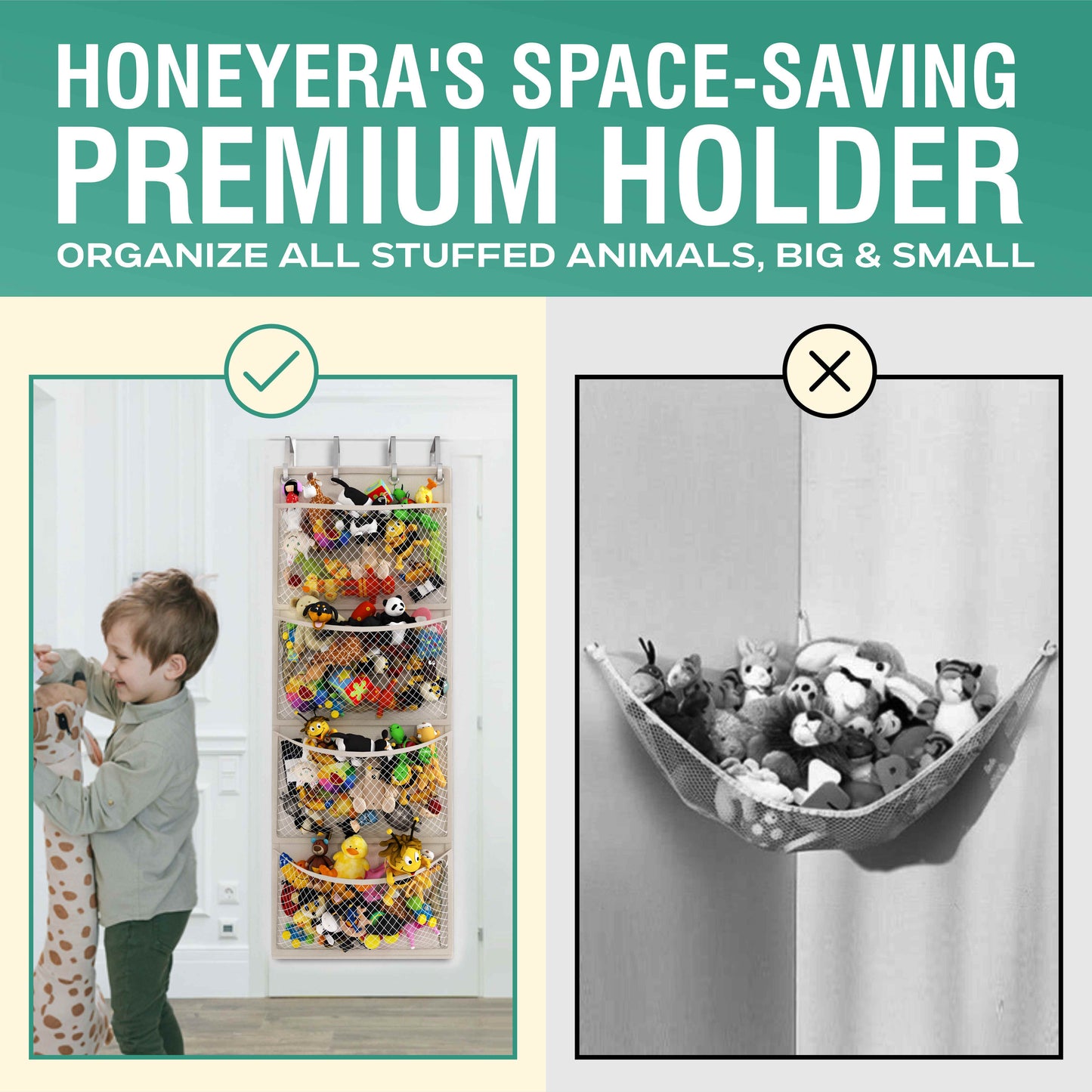 Honeyera® The Original Stuffed Animal Storage (Patented)