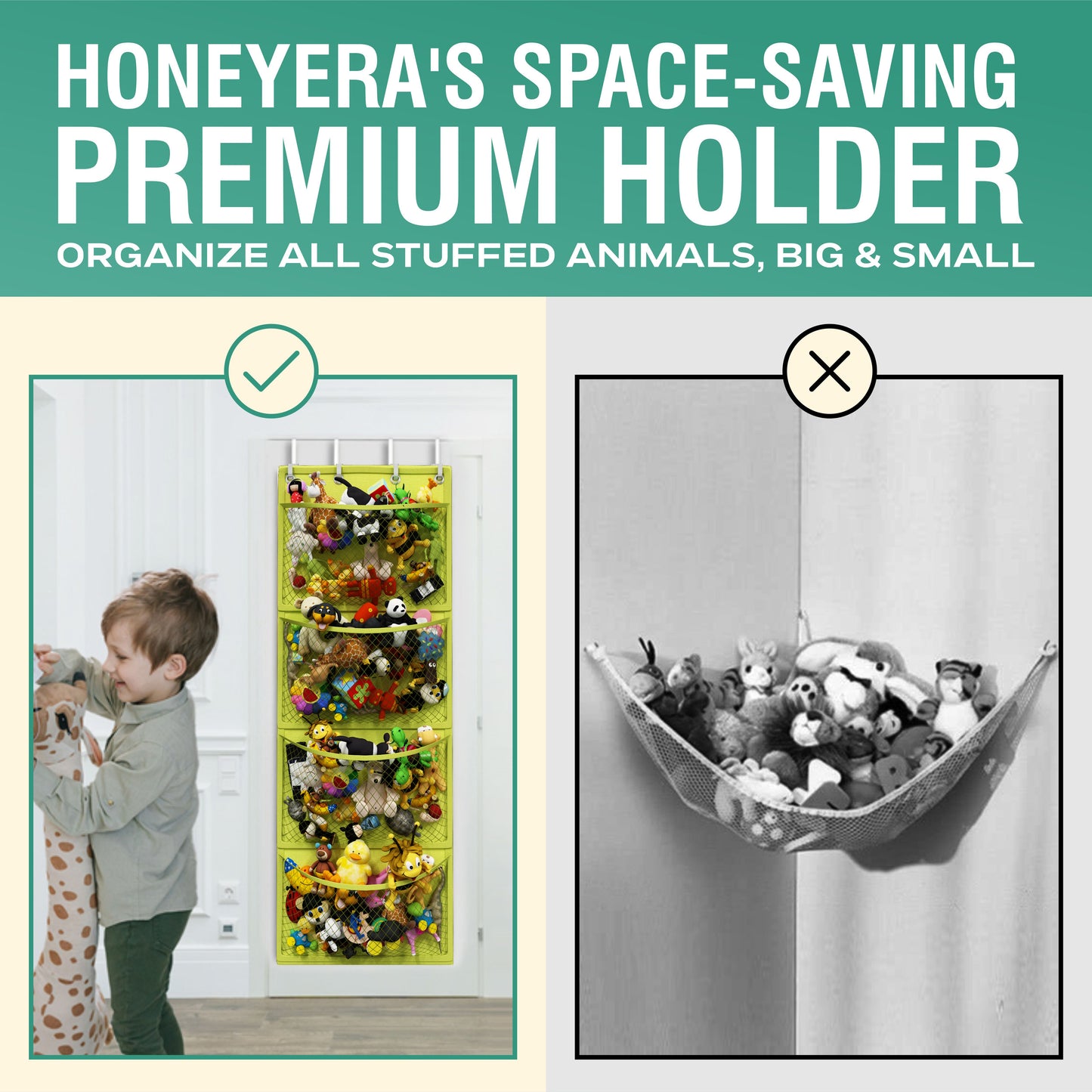 Honeyera® The Original Stuffed Animal Storage (Patented)