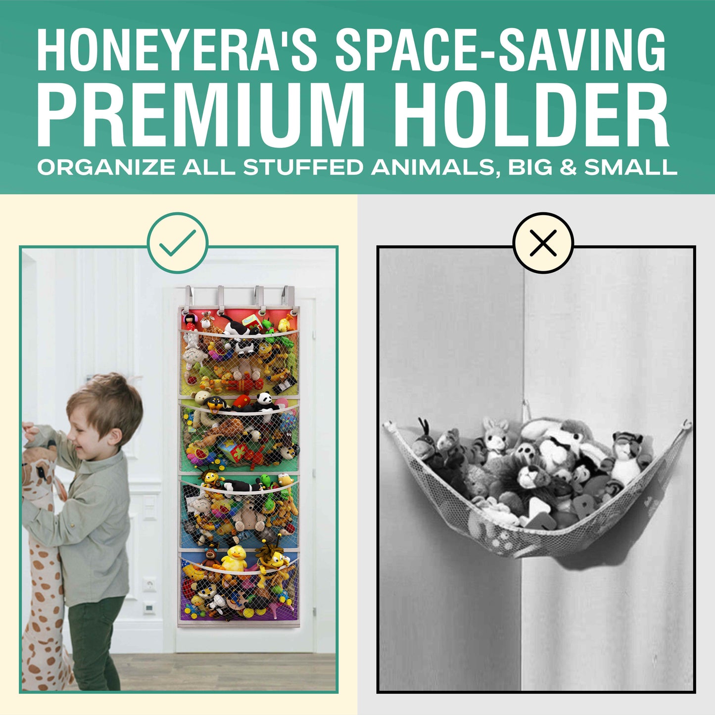 Honeyera® The Original Stuffed Animal Storage (Patented)