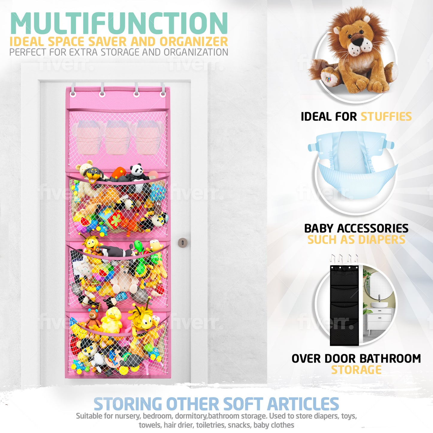 The Original Stuffed Animal Storage