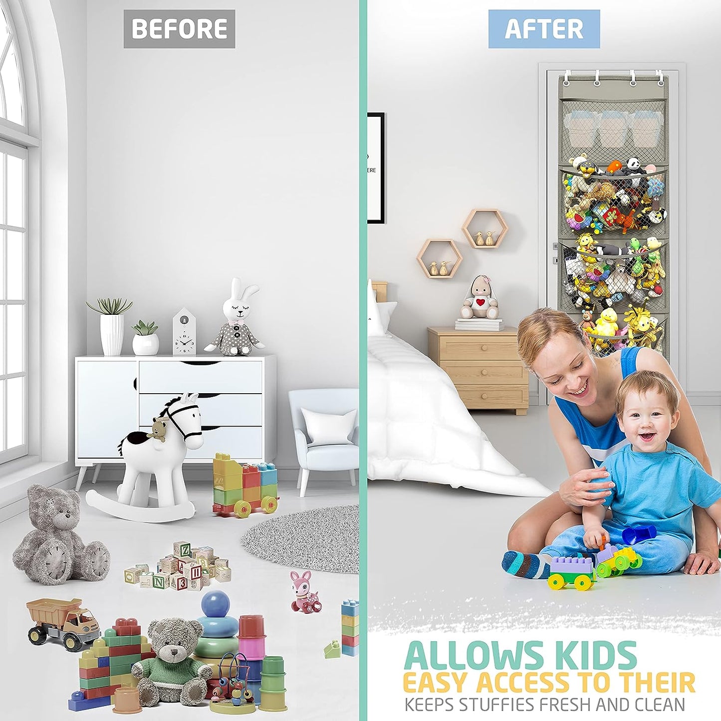 Honeyera® The Original Stuffed Animal Storage (Patented)