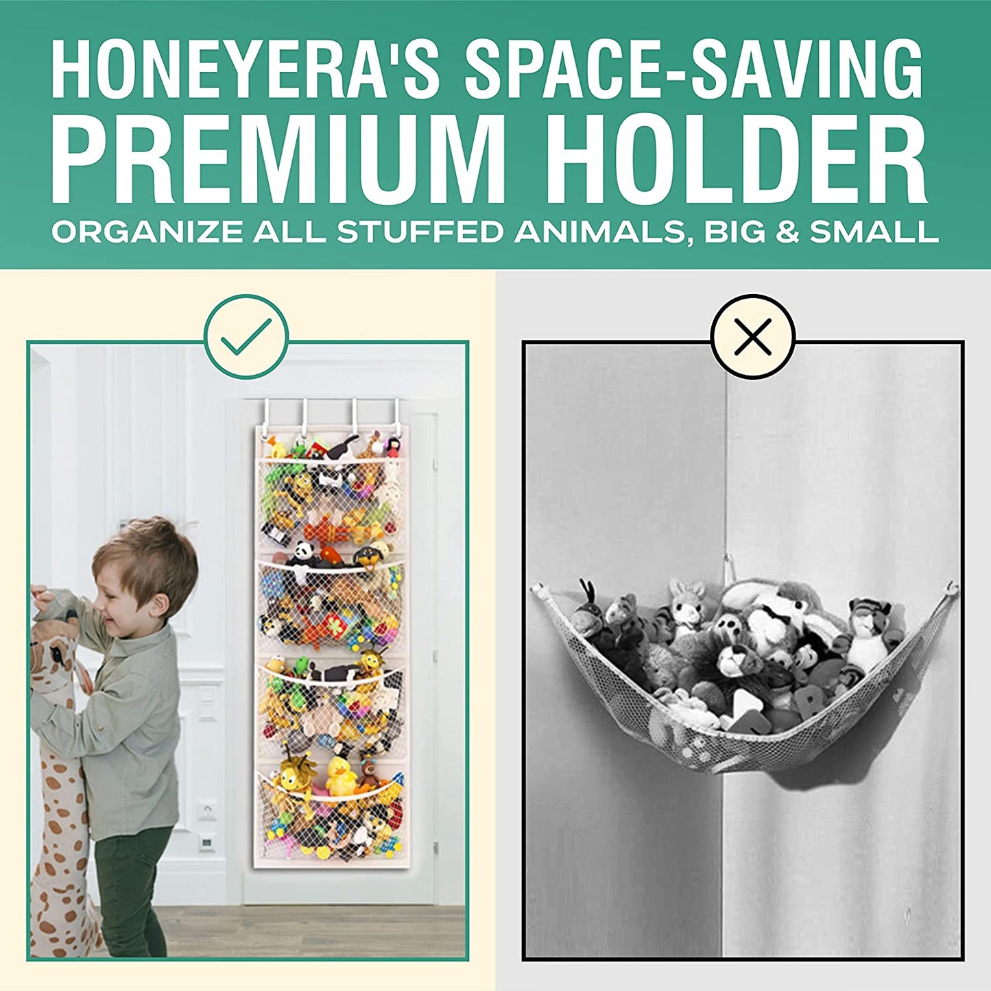 Honeyera® The Original Stuffed Animal Storage (Patented)