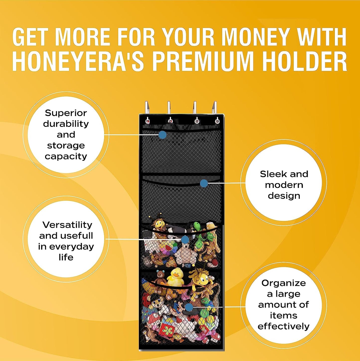 Honeyera® The Original Stuffed Animal Storage (Patented)