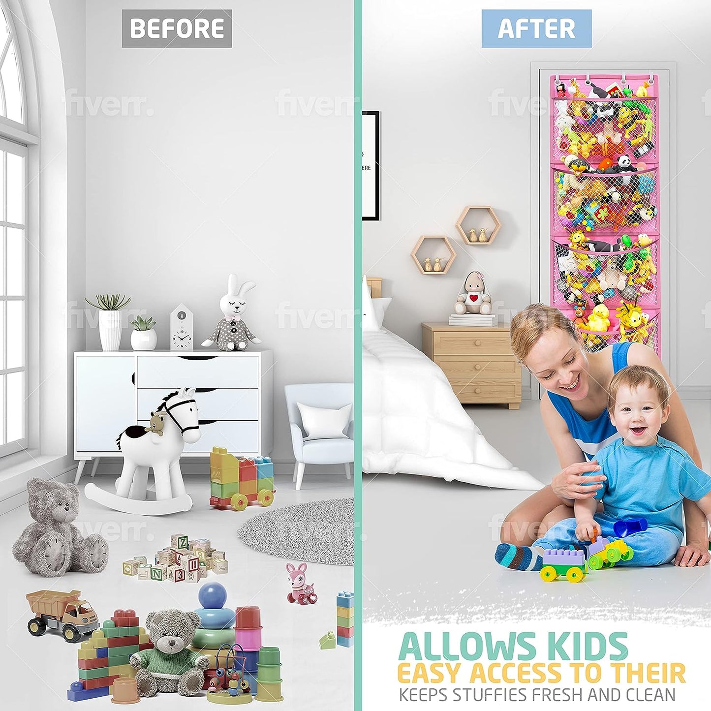 Honeyera® The Original Stuffed Animal Storage (Patented)