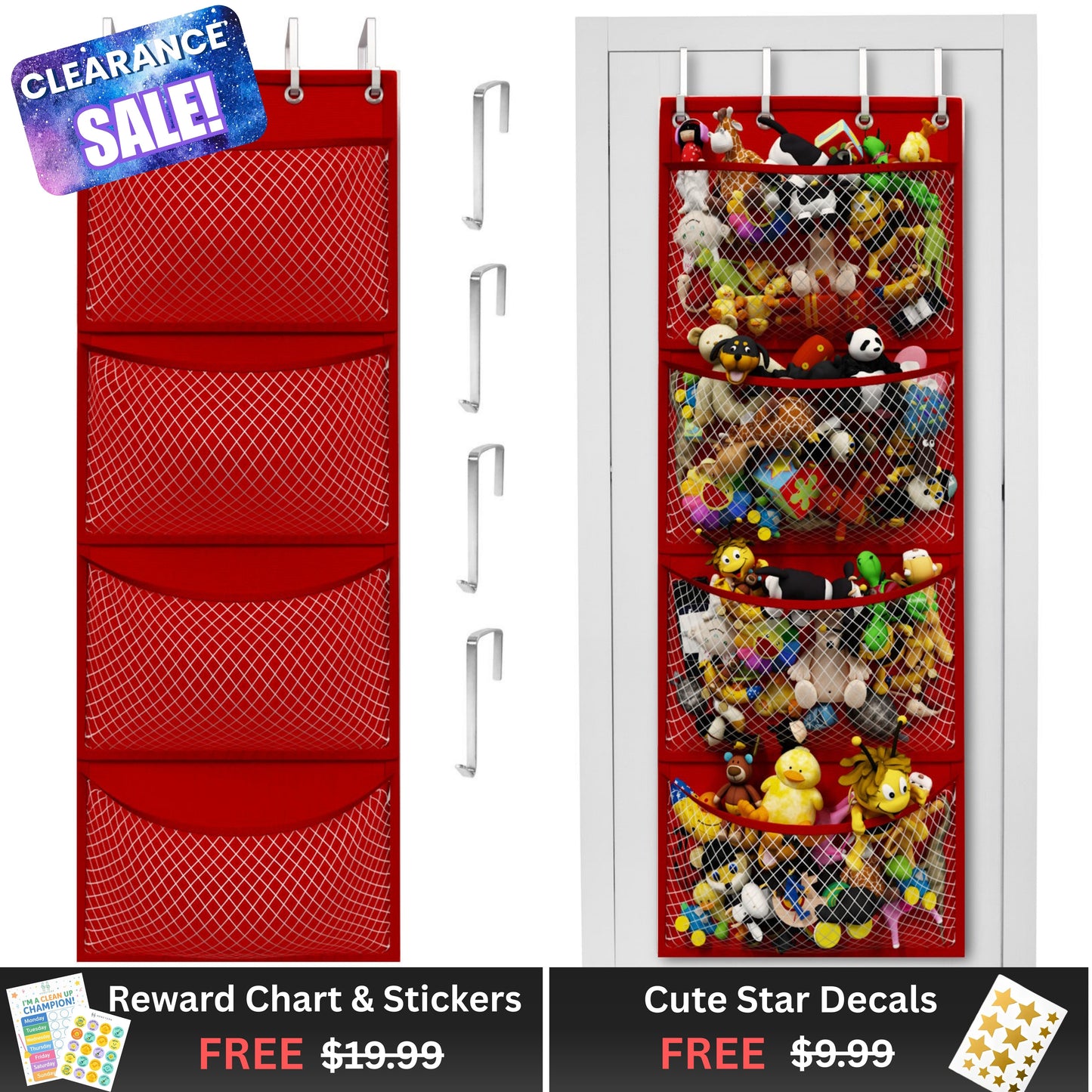 Honeyera® The Original Stuffed Animal Storage (Patented)