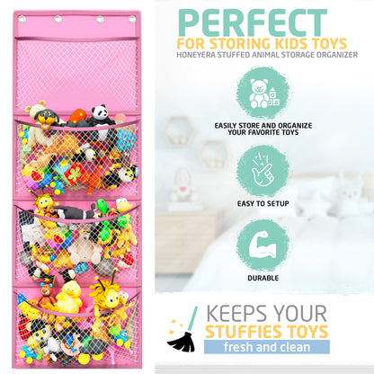 The Original Storage for Stuffed Animals (Patent Pending), Over Door  Organizer for Stuffies, Baby Accessories, Toy Plush Storage, Breathable  Hanging