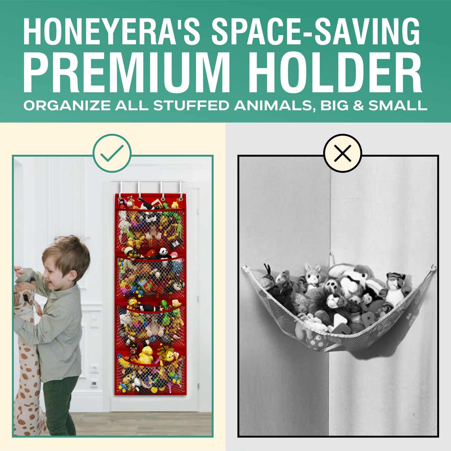 Honeyera® The Original Stuffed Animal Storage (Patented)