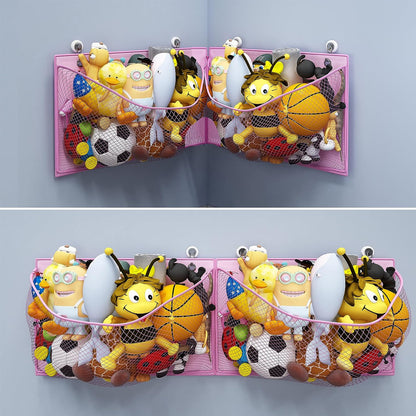 Wall / Corner Mount Large Stuffed Animal Storage Holder