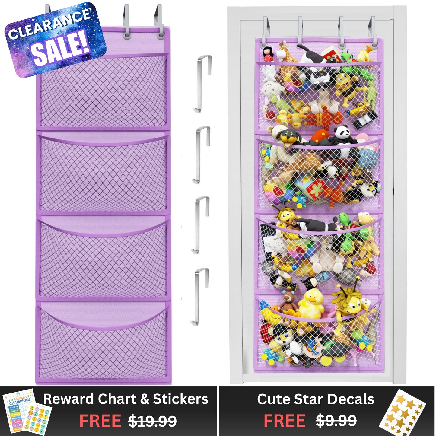 Honeyera® The Original Stuffed Animal Storage (Patented)