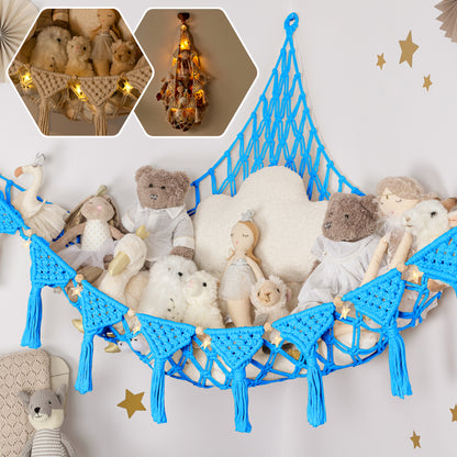 Macrame Cord Stuffed Animal Hammock