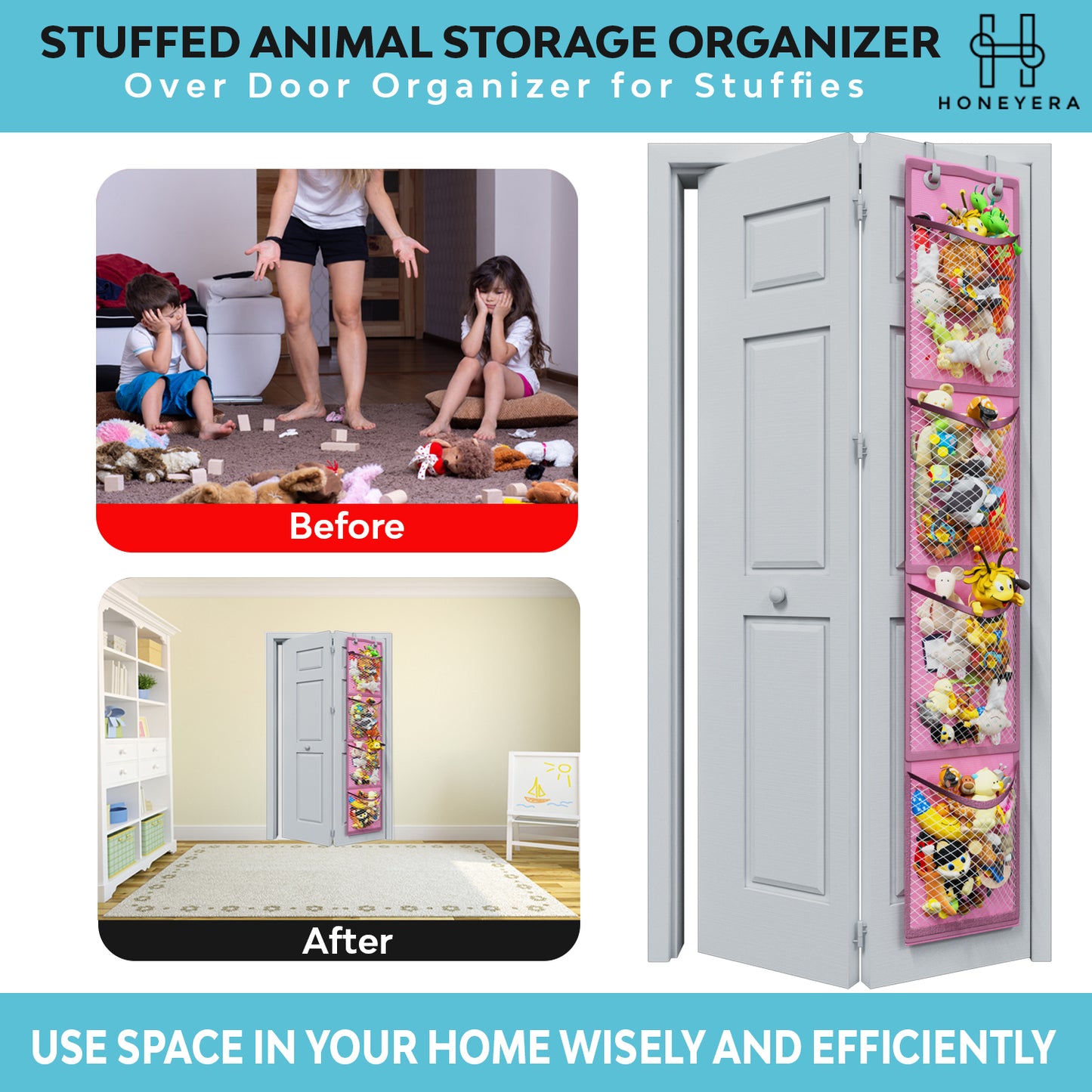 12" Storage for Stuffed Animal - Slim Door