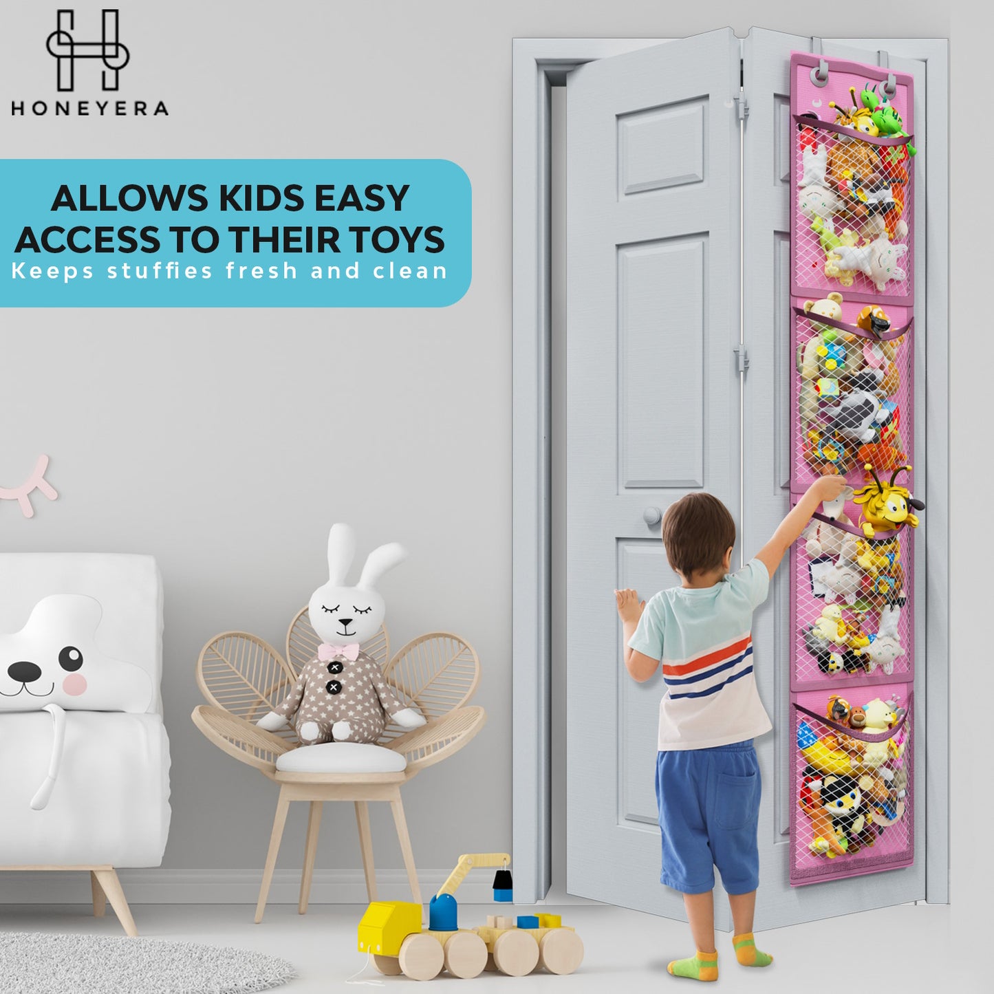 12" Storage for Stuffed Animal - Slim Door