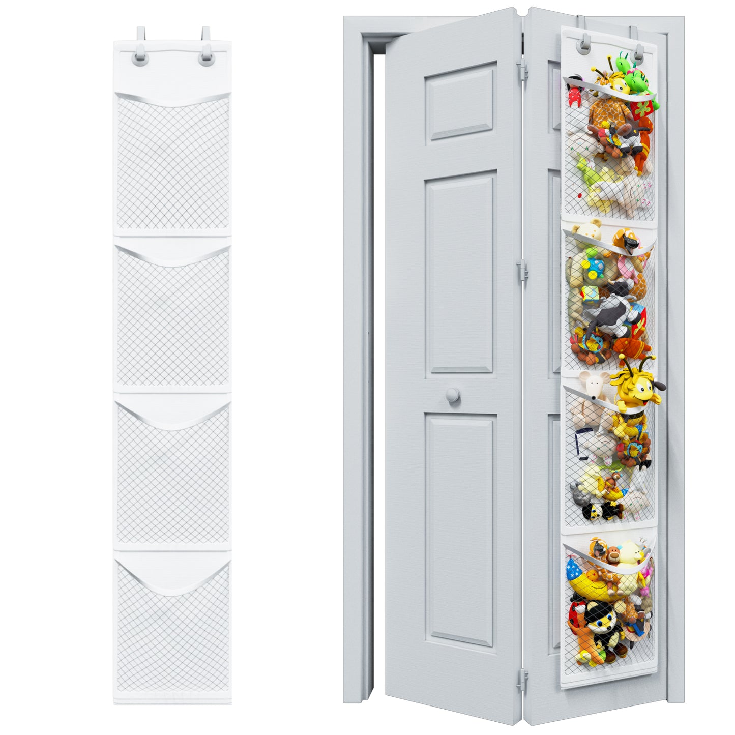 Storage for Stuffed Animal - Over Door Organizer for Stuffies