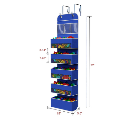 Storage for Stuffed Animal - Over Door Organizer for Stuffies